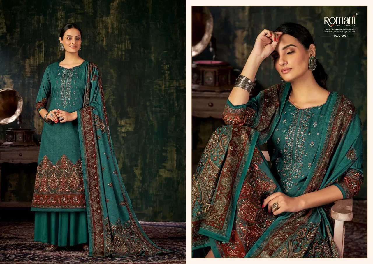 Romani Mareena 7th Regular Wear Wholesale Printed Cotton Dress Material
